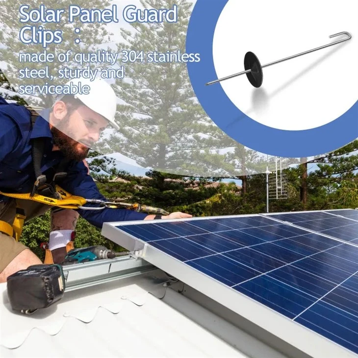 Solar panel pest guards description
