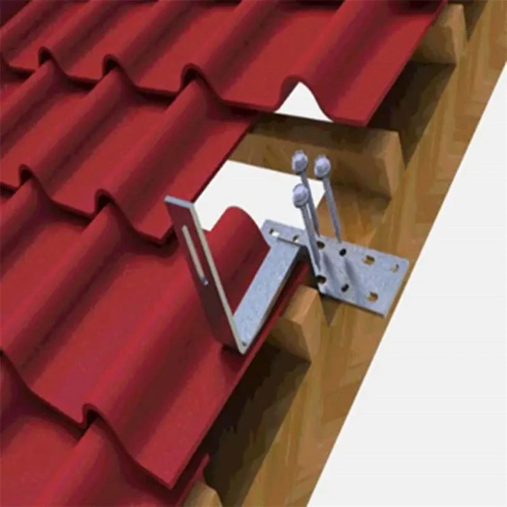 Tile roof solar mounting detailed part