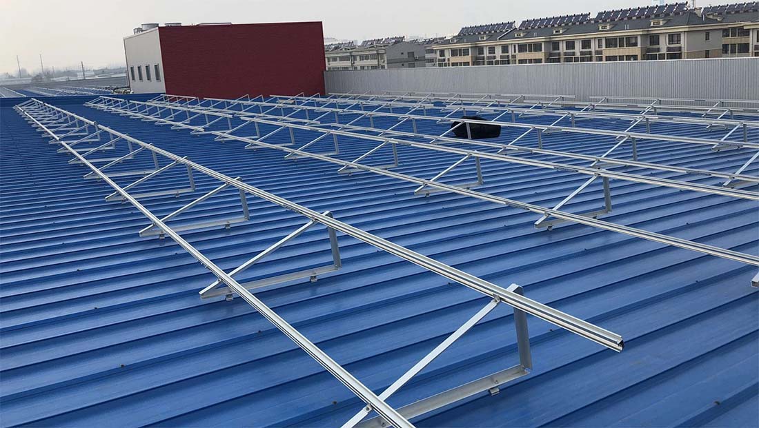 Metal roof solar racking project cases Metal roof solar racking project cases